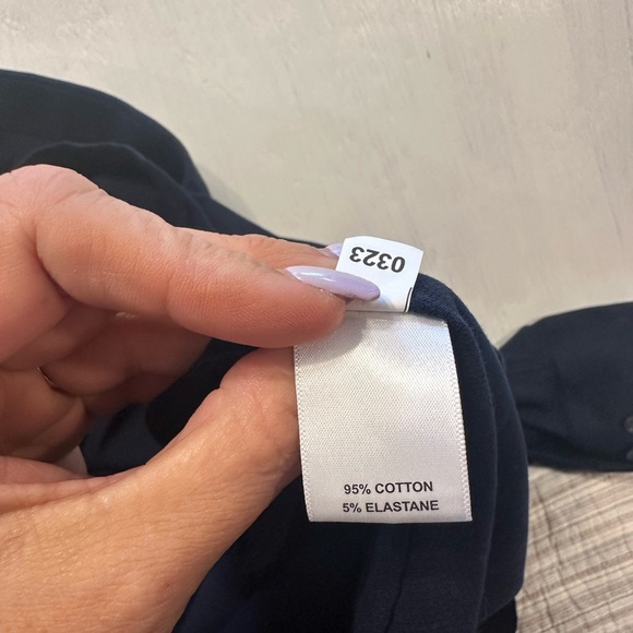 Murano Ultimate Modern Comfort Dress Shirt 2XB Navy Blue Stretch Cotton Blend - Picture 5 of 8